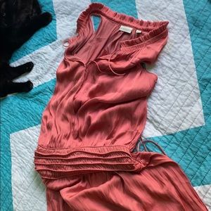 Eva Mendez Mauve Midi Dress